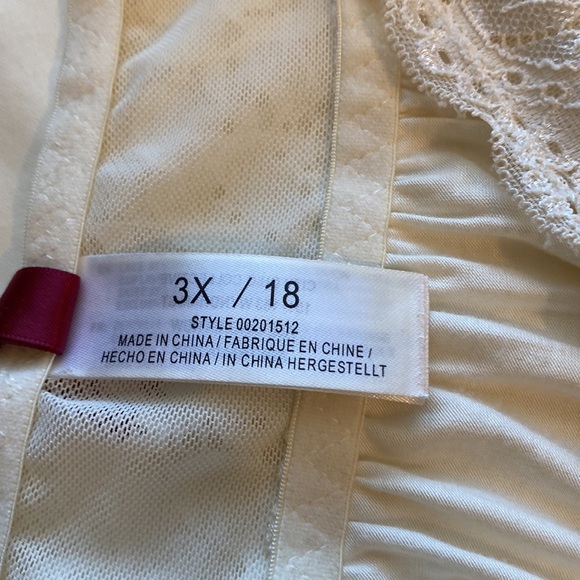 White 3x/18 - Hips & Curves Halter Baby Doll City Chic Collection - Picture 16 of 16